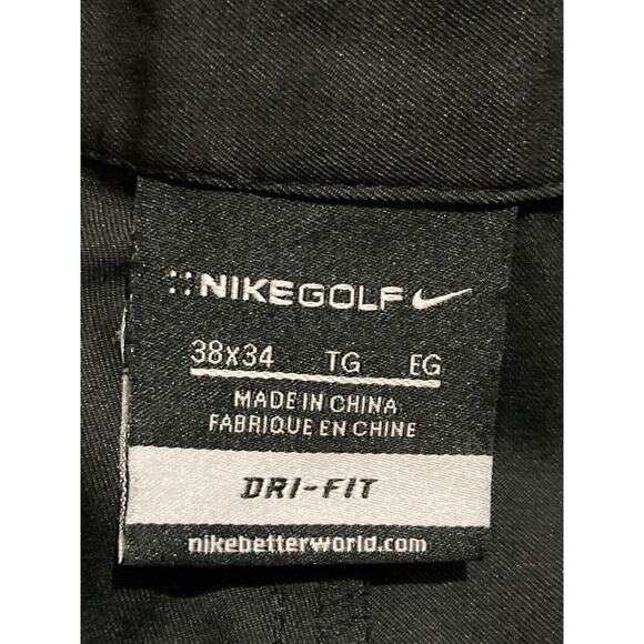 Nike Pants Adult 38x34 Gray Golf Golfer Golfing Outdoors Dri-Fit Casual Mens - Picture 2 of 6